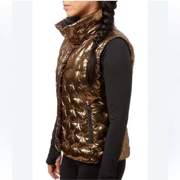 The North Face Women's Shiny Gold Holladown vest - Picture 3 of 13